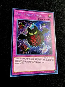 🔥 YUGIOH • FULL FORCE VIRUS • SECRET RARE • RATE-EN078 • UNLIMITED • NM 🔥 - Image 2