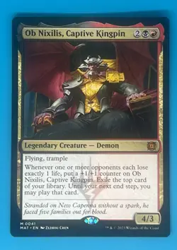 Mtg Ob Nixilis, Captive Kingpin March of the Machine: The Aftermath Regular - Image 1