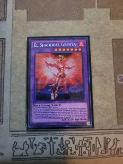 YUGIOH EL SHADDOLL GRYSTA MP15-EN160 SECRET 1ST ED NM - Image 1