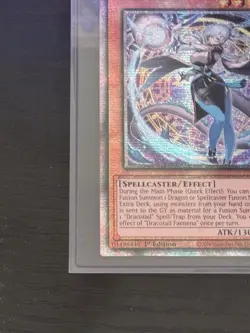 2025 YU-GI-OH! JUSTICE HUNTERS DRACOTAIL FAIMENA STARLIGHT RARE JUSH-EN002 - Image 3