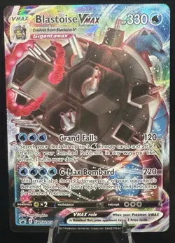 Pokemon TCG Blastoise VMAX SWSH103 Sword & Shield Promo Card - Image 1