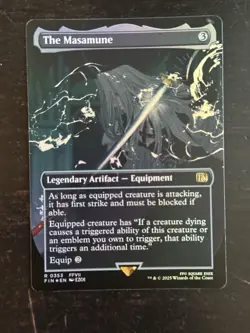 MTG Final Fantasy English The Masamune Borderless 0353 Foil - Image 1