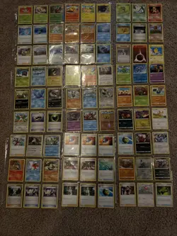 284 Pokemon Card Collection + 2 Jumbo Cards Along With Pokemon Binder￼ - Image 4