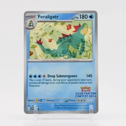 Feraligatr 213 Sv: Scarlet & Violet Promo Cards Illustration Contest 2024 - Image 1
