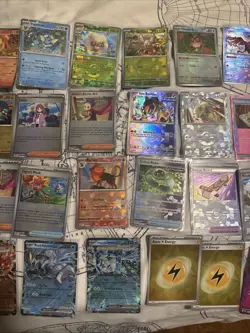 Pokemon Prismatic Evolutions 59 Card Lot - Cards For Master Set Poke Balls - Image 5