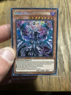 Chaos Dragon Levianeer Gold Rare Card MAGO-EN017 First Edition - Image 1