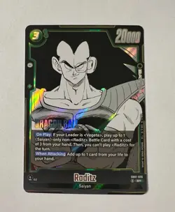 Dragon Ball Super Card Game RADITZ SB01-026 Fusion World Manga SR Foil - Image 1