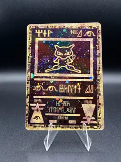 Pokemon Ancient Mew 2000 Movie Promo Holo Pokemon Card Vintage With SWIRL #3 - Image 1