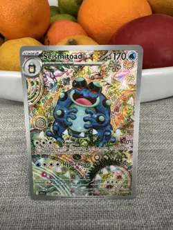 Seismitoad 105/086 - Black Bolt Illustration Rare - Pokemon TCG Card Brand New! - Image 1