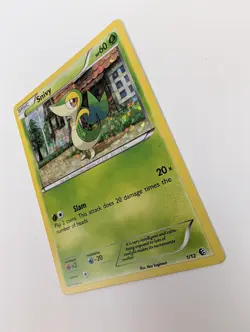 Pokemon Card Snivy 1/12 McDonalds 2011 Holo Near Mint - Image 2