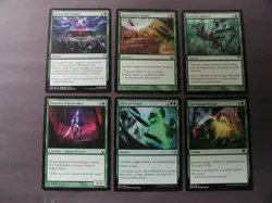 MTG Magic Cards lot of 6 - GREEN REMOVAL TOOLKIT - clear, dismantle, neutralize - Image 1