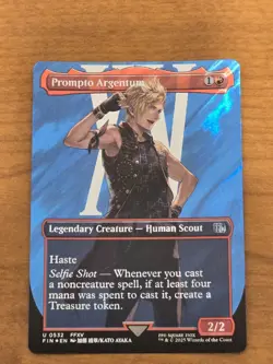 MTG Final Fantasy - Prompto Argentum - FIN 532 - Bordless, SURGE FOIL - Image 1