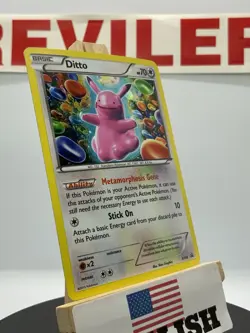 Pokemon TCG Ditto Black Star Promos Holo Card XY40 - LP - Image 4