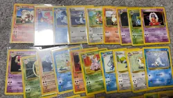 Complete 1999 Pokemon Base Set 80-Card Uncommon & Commons #23-80-102 LP/MP - Image 2