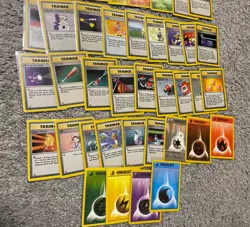 Complete 1999 Pokemon Base Set 80-Card Uncommon & Commons #23-80-102 LP/MP - Image 5