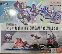 Bandai Namco Gundam Card Game Heroic Beginnings & Zeon Rush Starter Decks Sets - Image 1