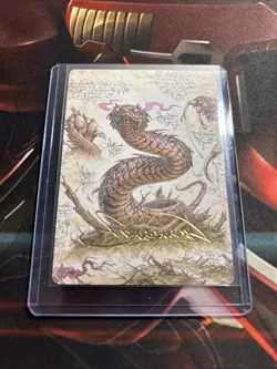Mtg Rottennouth Viper Art Card GS Signature - Bloomburrow + Bonus Foils - Image 2