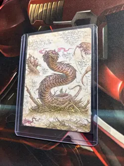 Mtg Rottennouth Viper Art Card GS Signature - Bloomburrow + Bonus Foils - Image 4