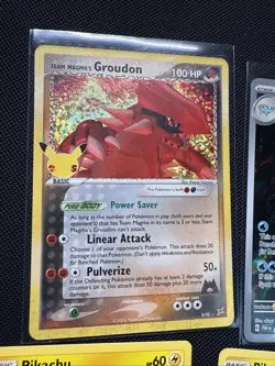 Pokemon Card Lot 5 Cards Holos And Pikachu - Image 2