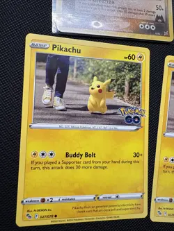 Pokemon Card Lot 5 Cards Holos And Pikachu - Image 5