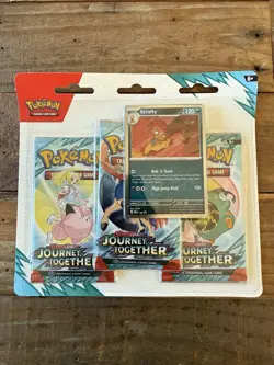 Pokemon - Trading Card Game - Scarlet & Violet Journey Together 3 Pk Booster - Image 1