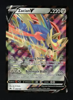 Pokemon Jumbo Cards - Oversized Promo Cards - Zacian V 095/159 Ultra Rare - Image 1