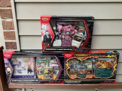 NEW-Pokemon TCG Cynthia's Garchomp Collection Box/Charizard ex Box/Mewtwo ex Box - Image 1
