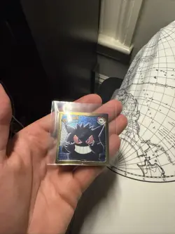 Vintage 1999 Pokemon Artbox Sticker Gengar R02 Gold Bordered Holo Series 1 Rare - Image 3