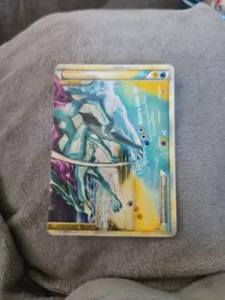 Pokemon TCG Unleashed Raikou Suicune Legend 93/95 Bottom Card - Image 1