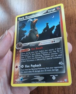 Pokemon TCG Dark Houndoom EX Team Rocket Returns 37/109 non holo 2004 NM - Image 4