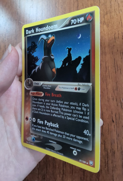 Pokemon TCG Dark Houndoom EX Team Rocket Returns 37/109 non holo 2004 NM - Image 5