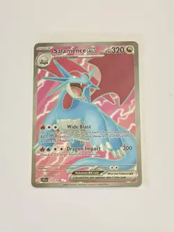 Pokemon TCG Salamence ex 177/159 2025 Journey Together Ultra Rare Card - NM - Image 1
