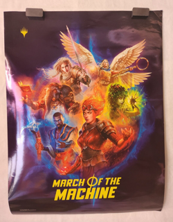 Magic the Gathering March Of The Machines MTG Foil Promo Poster LGS TCG - Image 1