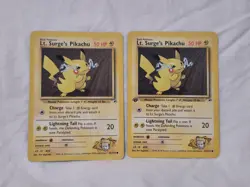 Lt. Surge's Pikachu #81/132 - 2000 Pokemon Gym Heroes 1st Edition And Unlimited - Image 1