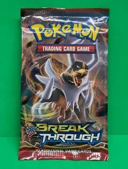 Pokemon TCG XY Break Through 10 Card Booster Pack New Sealed Unweighted - Image 1