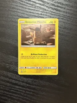Pokemon TCG Detective Pikachu Sun & Moon SM194 Promo Promo NM - Image 1