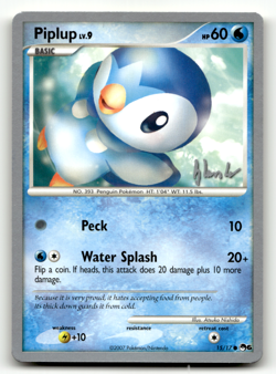 Pokemon TCG - Piplup 15/17 - Lefavour Empotech World Championships Deck Promo - Image 1