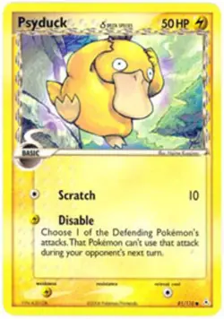 Moderately Played Psyduck - 81/110 - Common Pokemon Holon Phantoms - Image 1