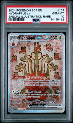 PSA 10 Pokemon Stellar Crown Hydrapple ex 167/142 Special Illustration Rare - Image 1