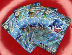 4X Pokemon TCG Palafin EX 061/167 Twilight Masquerade Double Rare Playset NM - Image 1