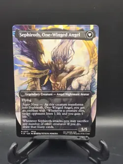 2025 MTG Final Fantasy Borderless Sephiroth, Fabled Soldier Mythic 0317 - Image 2