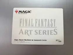 Edgar, Master Machinist - Magic: Final Fantasy MTG - Art Series 27/53 - Image 2