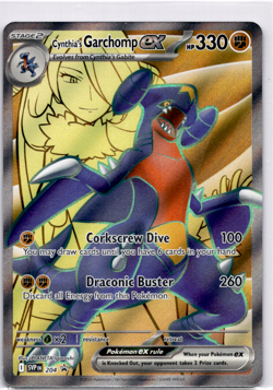 Cynthia's Garchomp ex SV: Scarlet & Violet Promo Cards - Pokemon Near Mint - Image 1