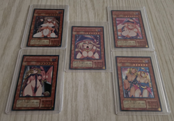 Dark Magician Girl Lot Of 5 Yu-Gi-Oh! SEXY WAIFU ACG Anime Art Trading Card Holo - Image 1
