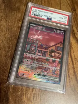 Mew ex SVP 053 Pokemon Scarlet Violet 151 UPC Promo Full Art Card PSA 10 - Image 2