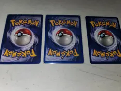 3x Fossil Set Pokemon Cards - WOTC Vintage - NM/LP - Golduck, Sandslash, Weezing - Image 2