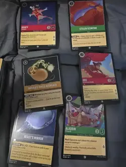 Disney Lorcana First Chapter Lot of Bulk Cards 76 Commons/Uncommon/ 10 Rares - Image 2