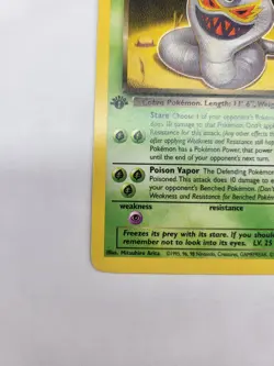 Dark Arbok 19/82 - 1st Edition Team Rocket Vintage Pokemon Card - NM - Image 4