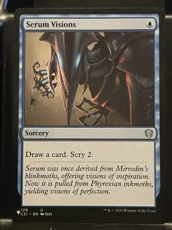 Serum Visions Commander 2021 Regular NM The List Mystery MTG Magic Card - Image 1