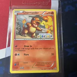 NEW SEALED Charmander 17/113 Build-a-Bear Workshop Promo Pokemon Card LP - Image 1